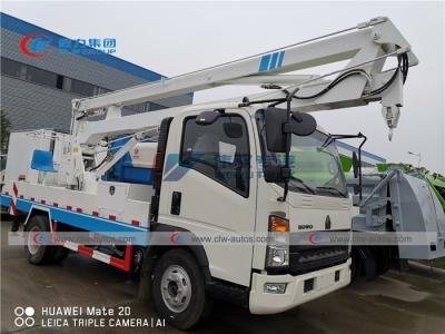 medidor Cherry Picker Truck de 90km/h SINOTRUK HOWO 14