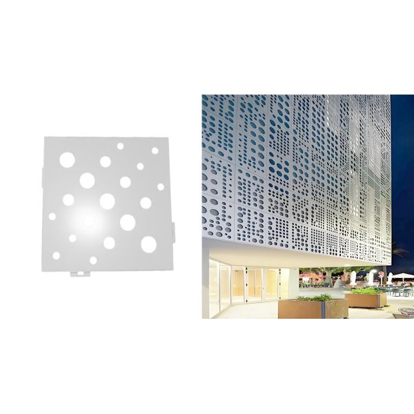 Powder Coated Perforated Metal Panel Ceiling Metal Ceilings Ideal for in Airports Shopping Malls and Educational Facilities