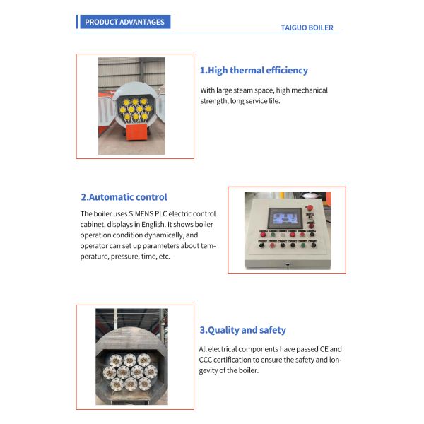 Электрический паровой котел мощностью 1 тонна/час Промышленный паровой котел низкого давления