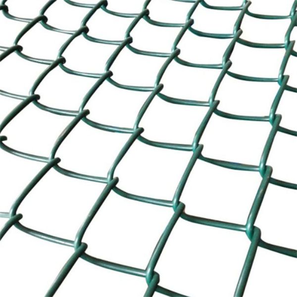 50ft Roll PVC Coated Galvanized Steel Diamond Cyclone Wire Mesh Chain Link Fence