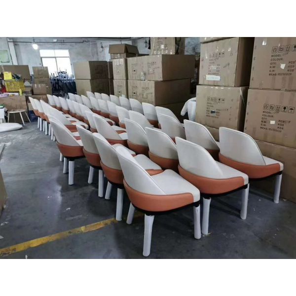 0.6CBM нордическая обедая таблица столовой Seater стула 4 скандинавская и мрамор стульев