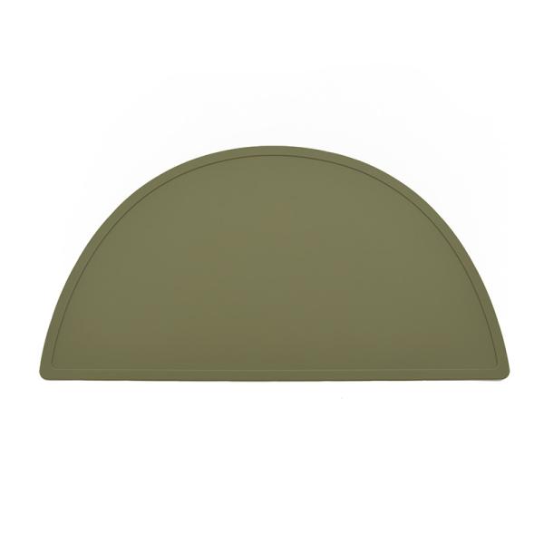 Odorless Pantone Color Silicone Baby Placemats Reusable Non Slip