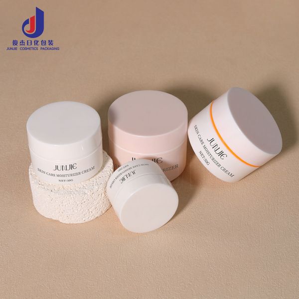 Empty PP Plastic skincare Scrub Cream Jars Various Sizes for Skin Care Colors 30g 50g 60g Colored Lids for Face Body Care