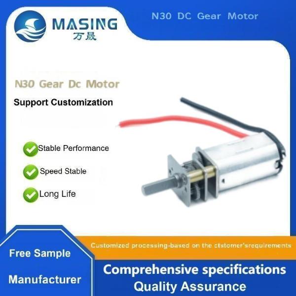 Gearbox 12mm N30 Geared Motor Micro 3.6v DC Motor 12 Volt 100rpm for Electric Bike