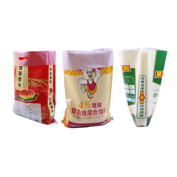 Gusset Side BOPP Laminated PP Woven Sack Bags Bopp Packaging Bags