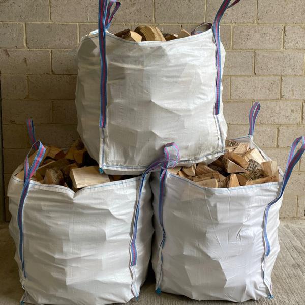 100*100*150cm Firewood Bulk Bag Air Customized For Firewood Seasoned Beech Wood