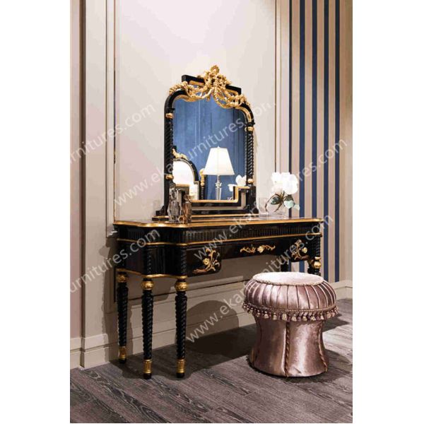 kingbed Furniture for bedroom modern royal luxury master wooden bed TA-028