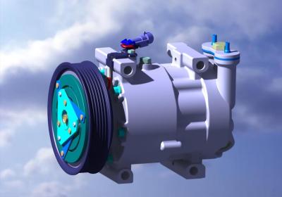 Auto 12v Electric AC Compressor Sanden PAG46 160cc 134mm Clutch