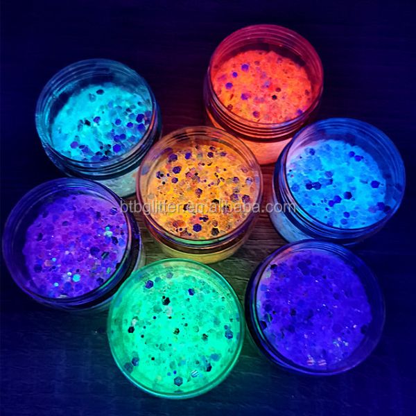 Earth Day Assorted Animal Shapes Confetti in Non-toxic Luminous Glitter Powder with Chunky Mixes