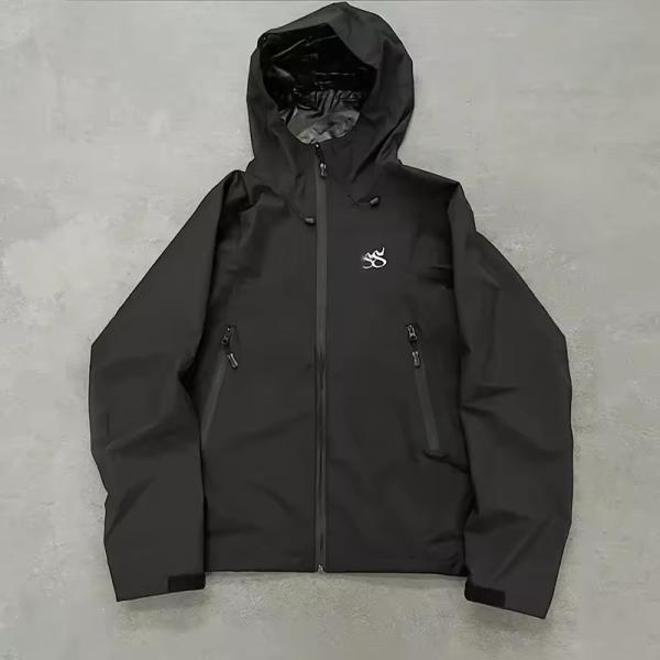 Chaqueta de moda impermeable de nylon de poliéster personalizado para poliéster para bolsillo de alta calidad Bordado de alta calidad Chaqueta para hombres para hombres