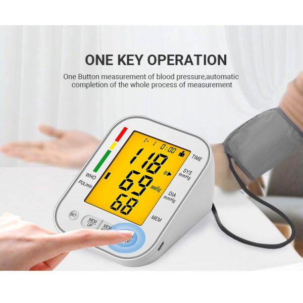 Automatic Digital Arm Blood Pressure Monitors Easy Carry 396g