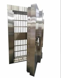 Steel 1200mm Width 2200mm Height Bank Vault Door , Class 3 Vault