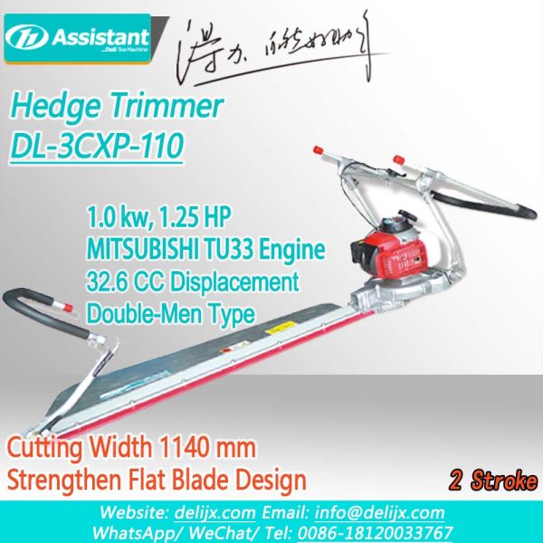 Combine Harvester DL-3CXP-110 2-MEN Straight Blade Tea Plant Pruning Machine for Pruning