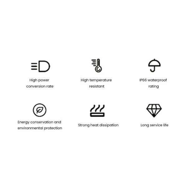 Éclairage de rue LED alimenté par Smart Mains, corps en alliage d'aluminium, étanche à l'eau IP65, puces LED de marque, allumage/arrêt automatique la nuit, économie d'énergie, idéal pour les artères urbaines, les parcs industriels, les campus