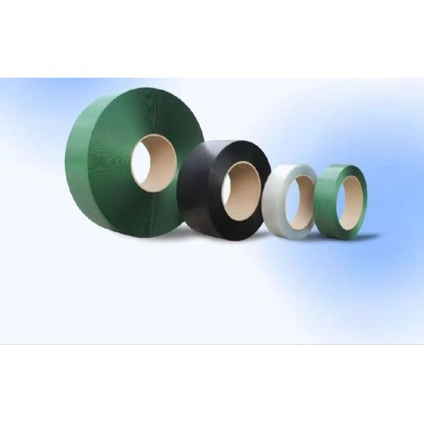High-speed PET strapping with steel strap 9-25mm PET packaging belt with embossed surface