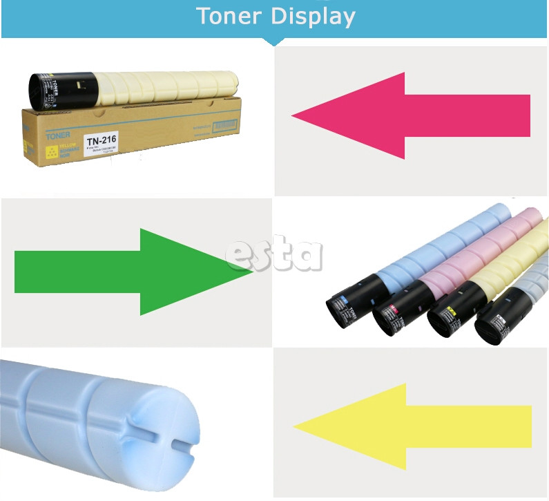 Magenta патроны тонера TN216 Konica Minolta для Bizhub C220 C280 C360