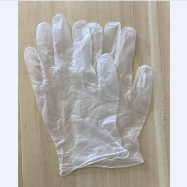 White Plastic Vinyl Gloves , Latex Free Vinyl Gloves Anti Oil For Food Service