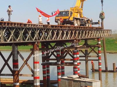 Multi-span Bailey Bridge /Steel Bridge,Portable Steel Bridge ,Deck-type，Compact 200