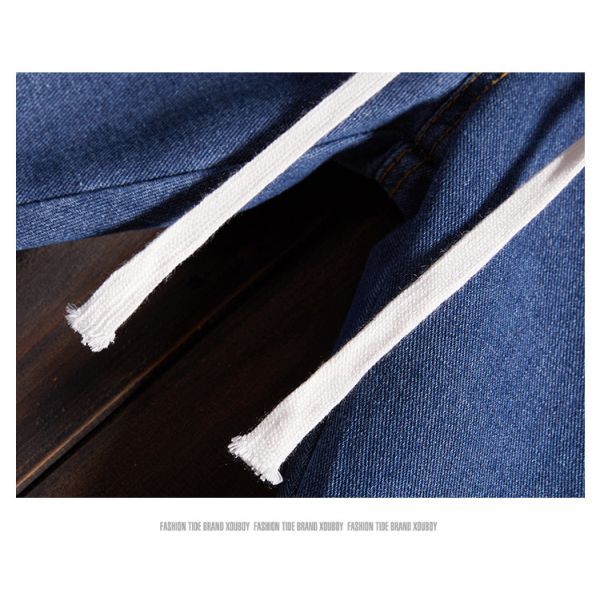 El vintage del ODM del OEM lava los pantalones cortos ligeros del cargo de los hombres apenados de los vaqueros para el verano