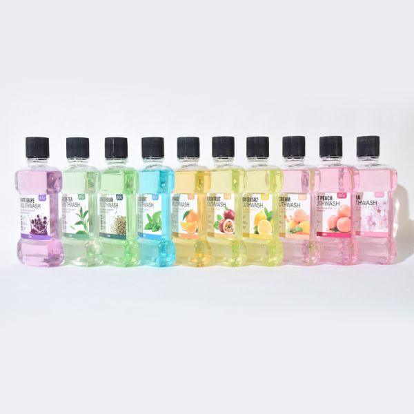 Enjuague bucal antibacteriano sin alcohol 250 ml enjuague bucal de múltiples sabores