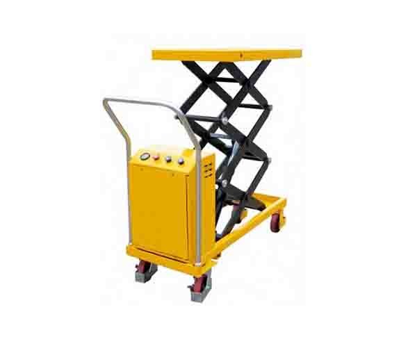 Transport Trolley JTEL-350B/JTEL-500B Hydraulic Electric Scissor Lift Table with Protection Bracket and Overload Protection