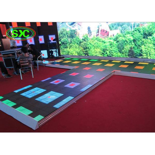 LED Dance Floor with Closed Cooling Structure and IP65 Spot Spray Treatment to Prevent Moire Phenomenon and Enhance Durability
