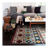 Tapis de luxe de tapis à longs poils de petit tapis oriental d'Art Exotic Style Colorful Indoor pour le plancher