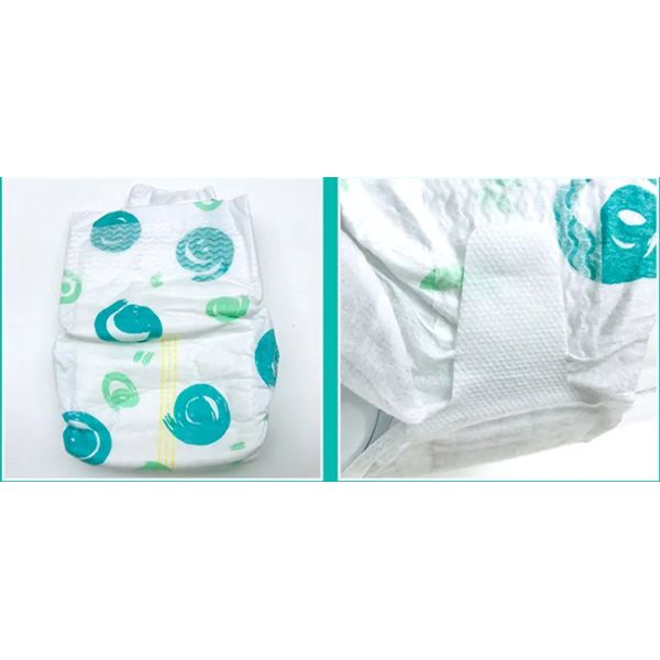 A Grade Disposable Baby Diaper with Sap Fluff Pulp