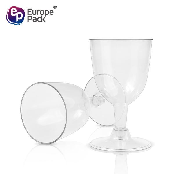 Champagne Flutes 6oz Clear Hard Plastic Disposable Glasses Cocktail /Ice Cream /Juice/ Mousse Cups