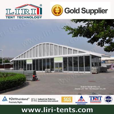 Popular Arcum marquee 25m With The Solid Glass Wall For Outdoor Party