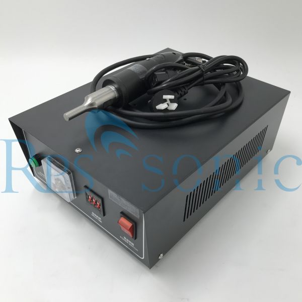 800W Hand Held Ultrasonic Plastic Welder , 20KHZ High Power Ultrasonic Welding Device