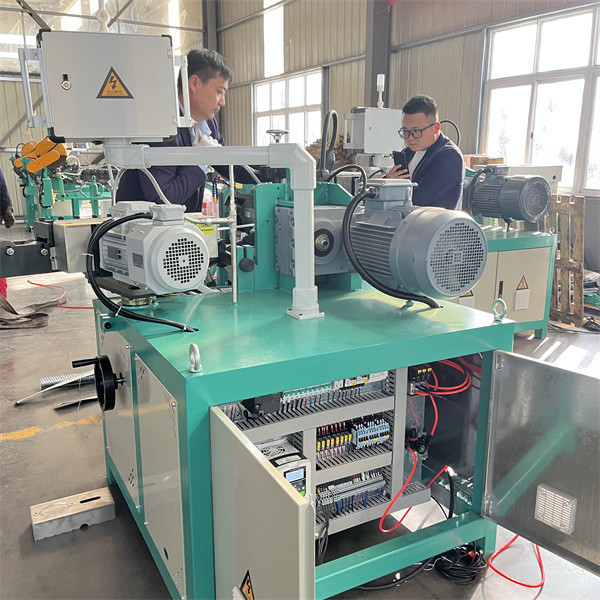Prestressed Metal Corrugated Pipe Extrusion Equipment Metal Tube Production Machine