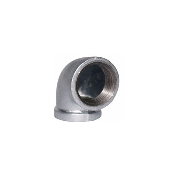 90 Malleable Iron Elbow BSPT Threaded Pipe Fitting For Fire Protection