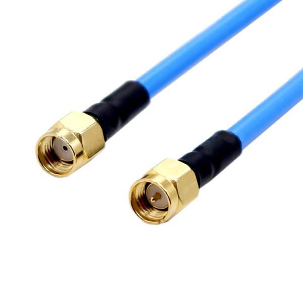 Antenna Adapter RF Cable Assemblies Semi Flexible 16cm SMA Male Connector ODM