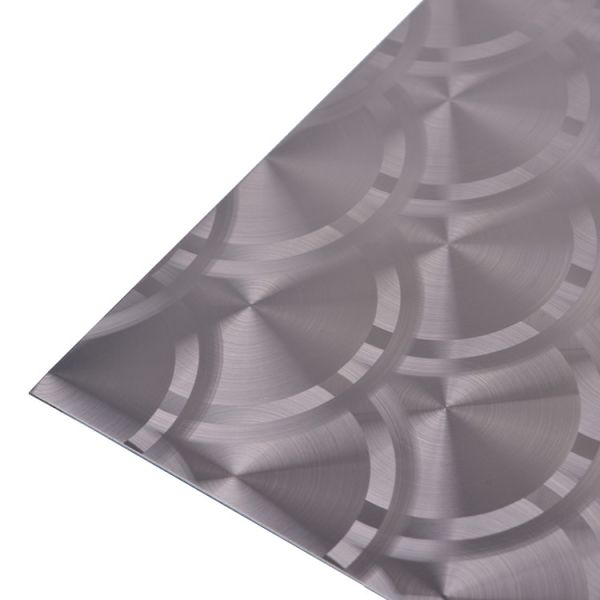 Вытравляющ декоративный лист нержавеющей стали 304 финиш Pvd лазера 316 яркий 3D покрыл розовое золото