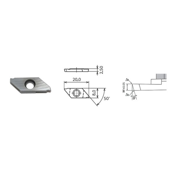 Карбид CNC CTP CTPA калибруя вырезывание вставки для обработки стальных небольших частей