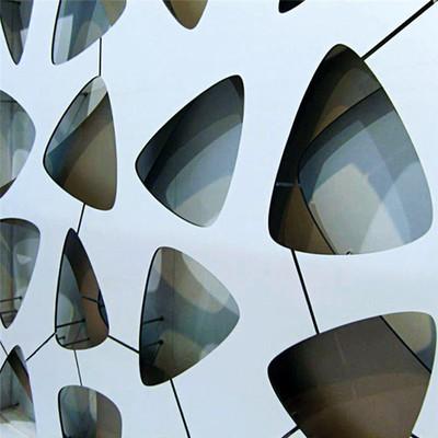 Aluminium Glass Curtain Wall Outdoor Facade Decoration Spider Profile