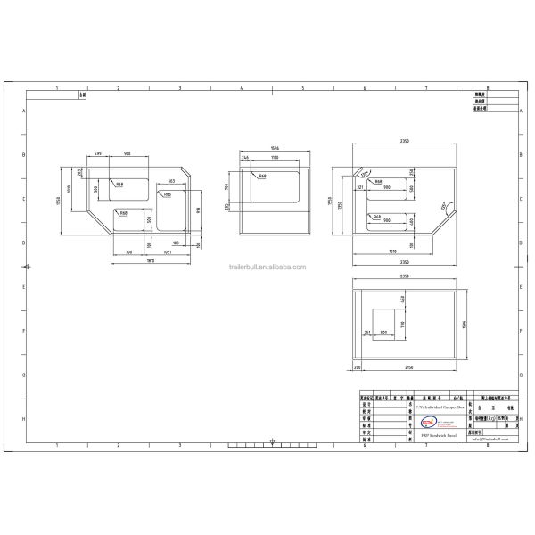 KIA 7,7ft DIY Travel Function Recreational Vehicle Camper Box для автокомодов