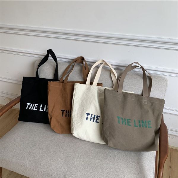 Accepable OEM/ODM Letter Print Cotton Tote Bag for High Demand