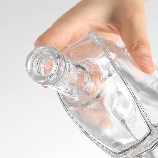 Customize Sealing 500ml 700ml 750ml Liquor Bottles for Brandy Tequila Gin More