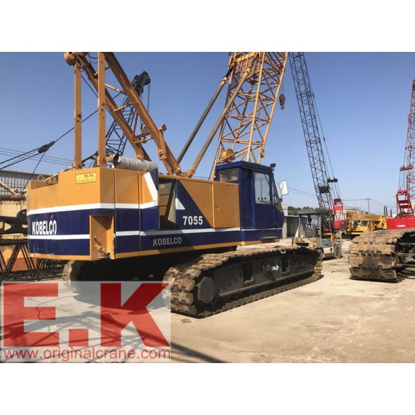 Japanese Hydraulic Crane Kobelco 55ton 50ton Crawler Crane (7055)