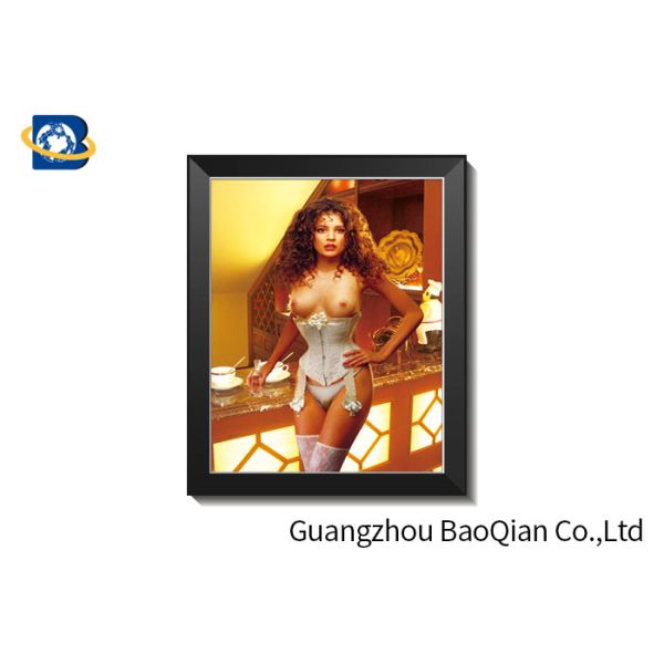3D Lenticular Depth Effect PET Picture For Hotel Or Restaurant Decoration