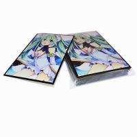 Protecteur de carte en plastique poly Manches étanches Porteurs de carte de trading en plastique transparent