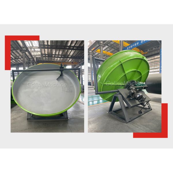 Гранулятор 1-2T/H диска органического удобрения позема свиньи гуминовой кислоты бентонита