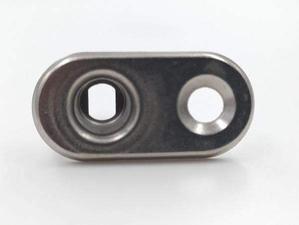 Metal Deep Drawn Metal Stamping Parts Iron Steel Nickel Plated 0.40mm Thickness