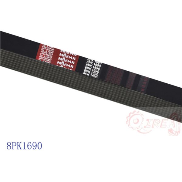 High quality PC300-7 8PK1610 excavator engine fan belt for Komatsu