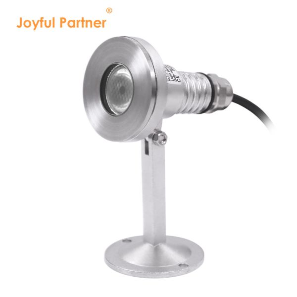 LED Underwater Spot Light Waterproof IK07 1*2W LED DC24V DMX RGBW 6W For Fountain