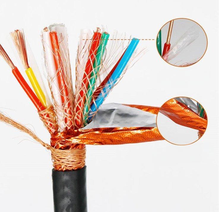 Shielded Instrument Cable 300/500V  Braided Shield PVC Sheathed Computer Cable