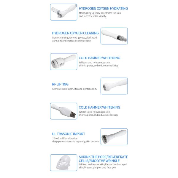 Водородокислородные 7 в 1 небольшой заботе кожи корки двигателя кислорода гидры машины пузыря H2O2