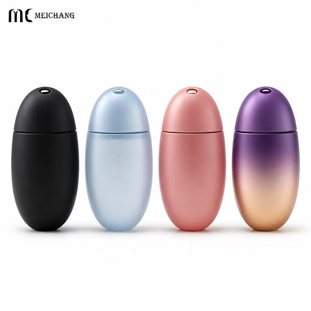 18ml Portable Egg-Shaped Fine Mist Spray Bottle for Mosquito Repellent Packaging (MC-454)